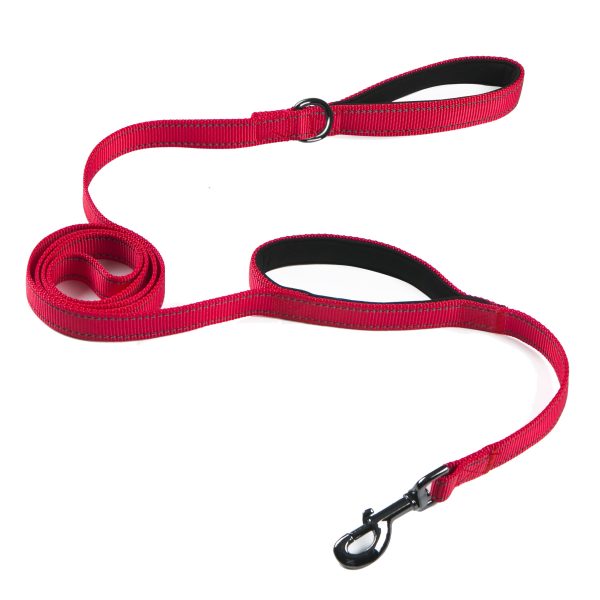 Heavy Duty Dog Leash for Medium to Large Dogs with Two Padded Handles